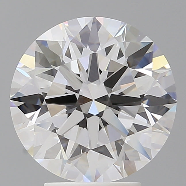 4.07 Carat Round Shaped, Ideal Cut, E Color, VVS2 Clarity, IGI Certified Lab Grown Diamond