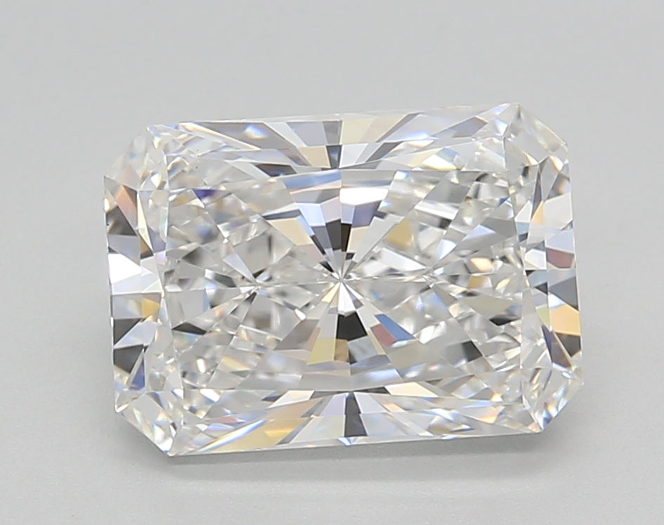 3.00 Carat Radiant Shaped, Ideal Cut, E Color, VS1 Clarity, GIA Certified Lab Grown Diamond