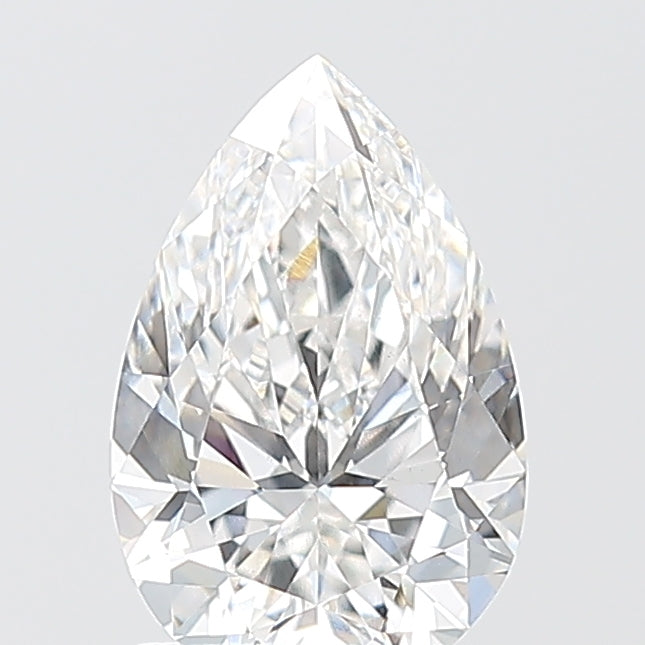 1.53 Carat Pear Shaped, Ideal Cut, E Color, VS1 Clarity, IGI Certified Lab Grown Diamond