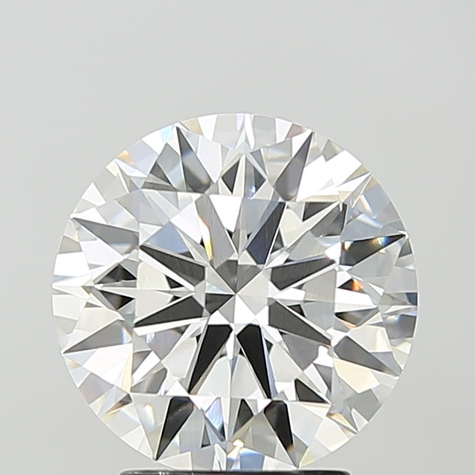 3.07 Carat Round Shaped, Ideal Cut, F Color, VVS2 Clarity, IGI Certified Lab Grown Diamond