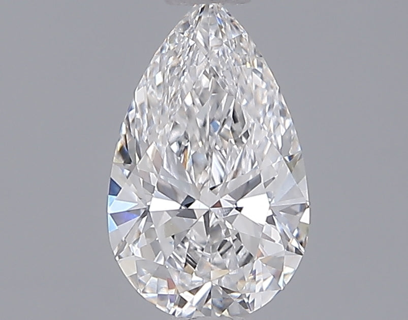 1.06 Carat Pear Shaped, Ideal Cut, D Color, VVS2 Clarity, IGI Certified Lab Grown Diamond