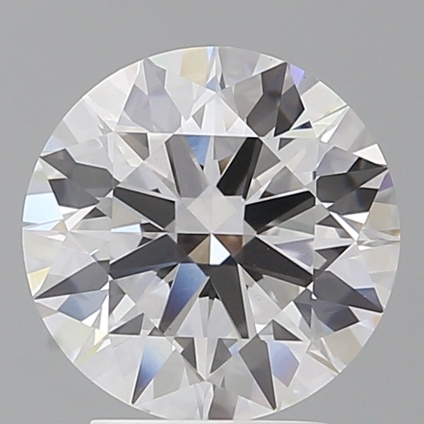 3.09 Carat Round Shaped, Ideal Cut, F Color, VVS2 Clarity, IGI Certified Lab Grown Diamond