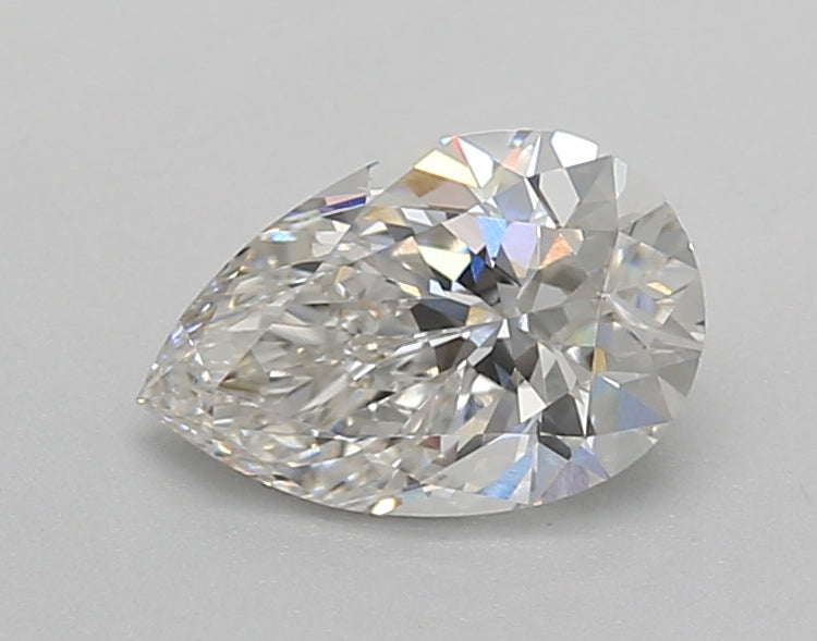 1.00 Carat Pear Shaped, Excellent Cut, F Color, VVS2 Clarity, IGI Certified Lab Grown Diamond