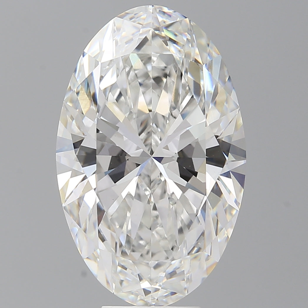 8.60 Carat Oval Shaped, Ideal Cut, F Color, VVS2 Clarity, IGI Certified Lab Grown Diamond