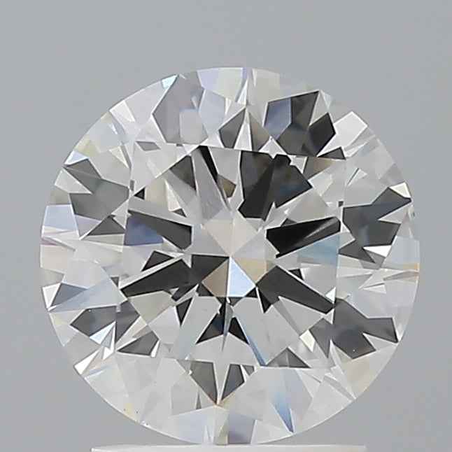2.05 Carat Round Shaped, Excellent Cut, F Color, VS1 Clarity, IGI Certified Lab Grown Diamond