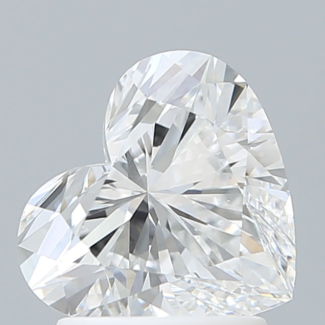 1.79 Carat Heart Shaped, Ideal Cut, D Color, VVS2 Clarity, IGI Certified Lab Grown Diamond