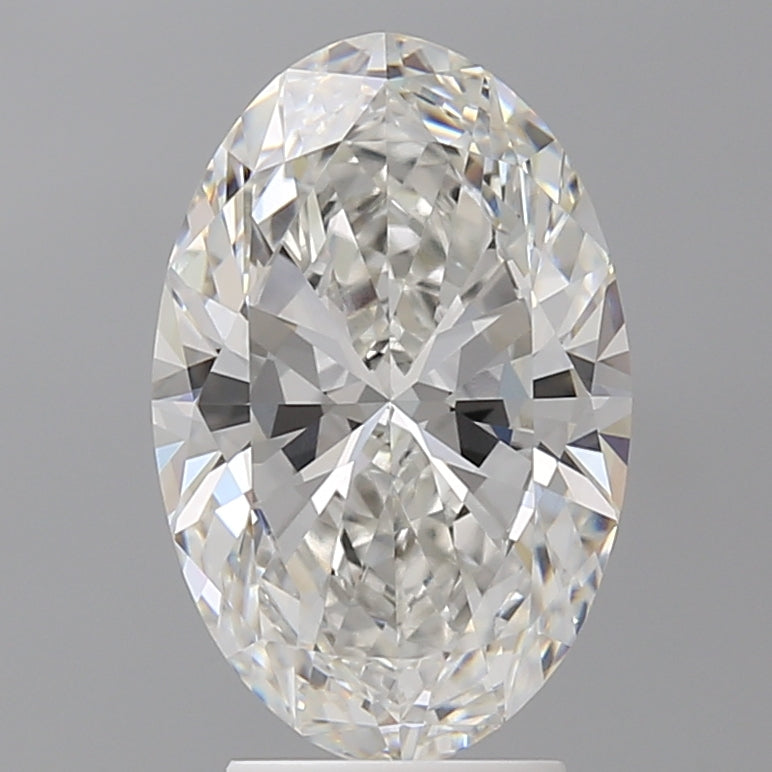 3.54 Carat Oval Shaped, Ideal Cut, F Color, VVS2 Clarity, IGI Certified Lab Grown Diamond