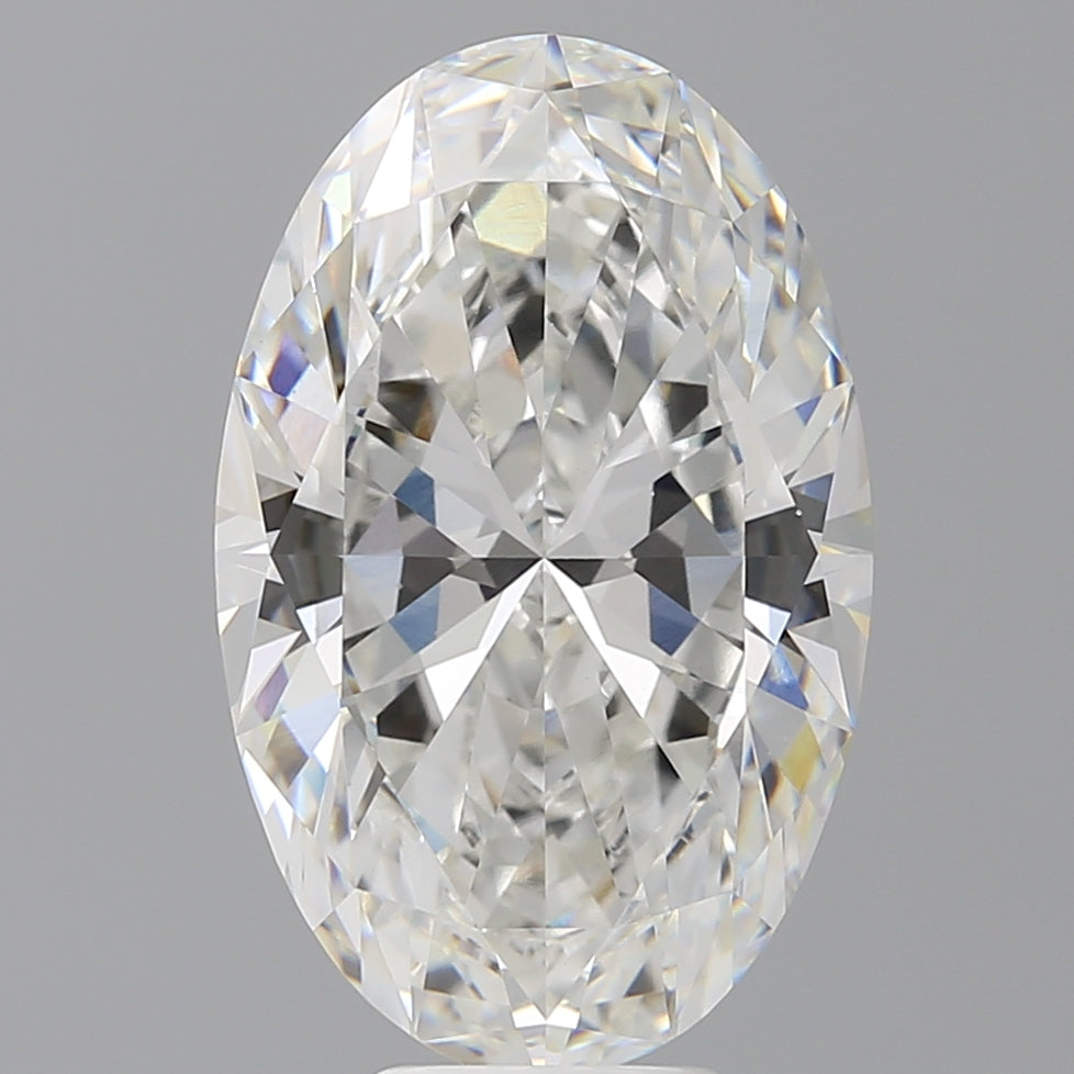 7.54 Carat Oval Shaped, Ideal Cut, F Color, VVS2 Clarity, IGI Certified Lab Grown Diamond