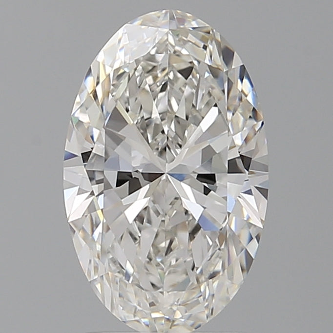 2.52 Carat Oval Shaped, Ideal Cut, F Color, VVS2 Clarity, IGI Certified Lab Grown Diamond