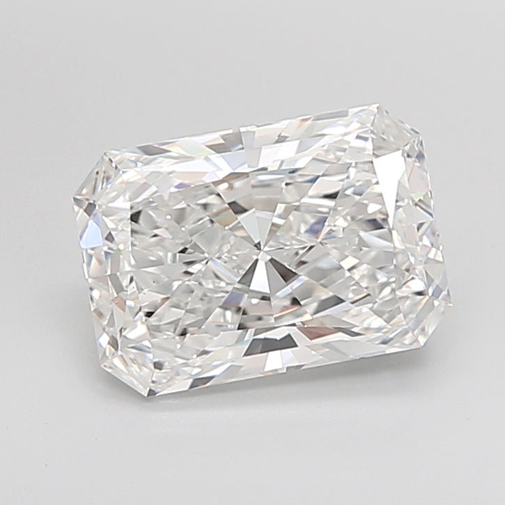 4.09 Carat Radiant Shaped, Ideal Cut, E Color, VS1 Clarity, IGI Certified Lab Grown Diamond