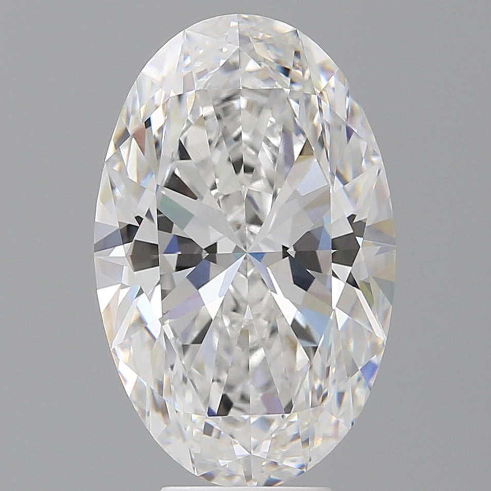 7.09 Carat Oval Shaped, Ideal Cut, E Color, VVS2 Clarity, IGI Certified Lab Grown Diamond