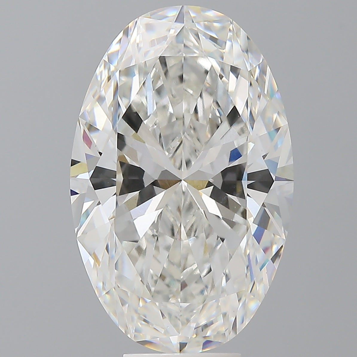 9.10 Carat Oval Shaped, Ideal Cut, F Color, VVS2 Clarity, IGI Certified Lab Grown Diamond