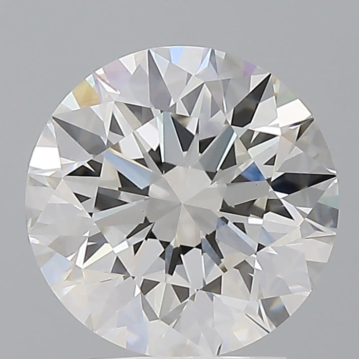 3.06 Carat Round Shaped, Excellent Cut, F Color, VVS2 Clarity, IGI Certified Lab Grown Diamond