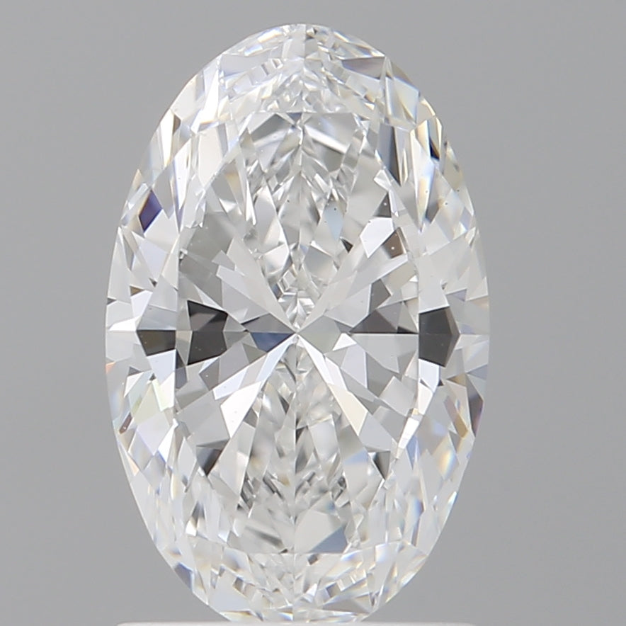 1.51 Carat Oval Shaped, Ideal Cut, E Color, VS1 Clarity, IGI Certified Lab Grown Diamond
