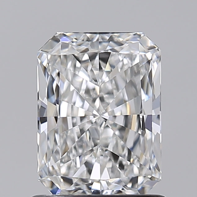 1.02 Carat Radiant Shaped, Ideal Cut, E Color, VVS1 Clarity, IGI Certified Lab Grown Diamond