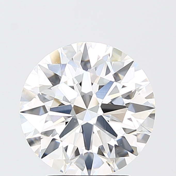 3.09 Carat Round Shaped, Ideal Cut, F Color, VVS2 Clarity, IGI Certified Lab Grown Diamond