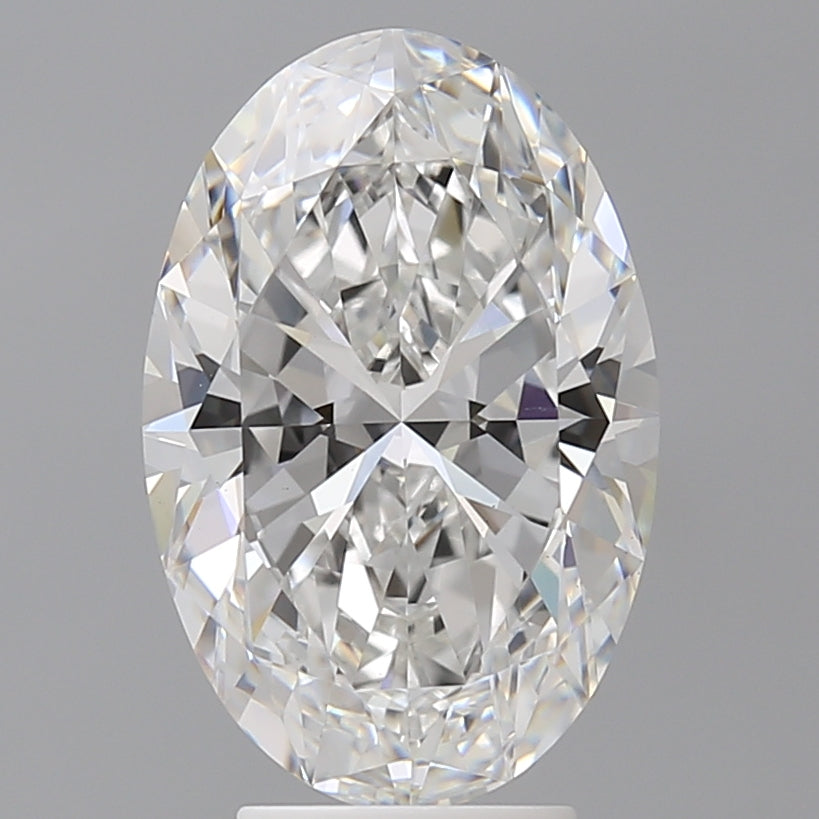4.58 Carat Oval Shaped, Ideal Cut, E Color, VVS2 Clarity, IGI Certified Lab Grown Diamond