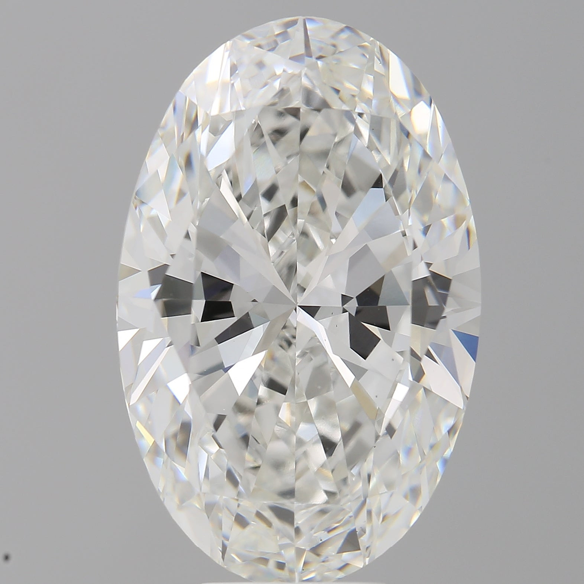 9.10 Carat Oval Shaped, Ideal Cut, F Color, VVS2 Clarity, IGI Certified Lab Grown Diamond