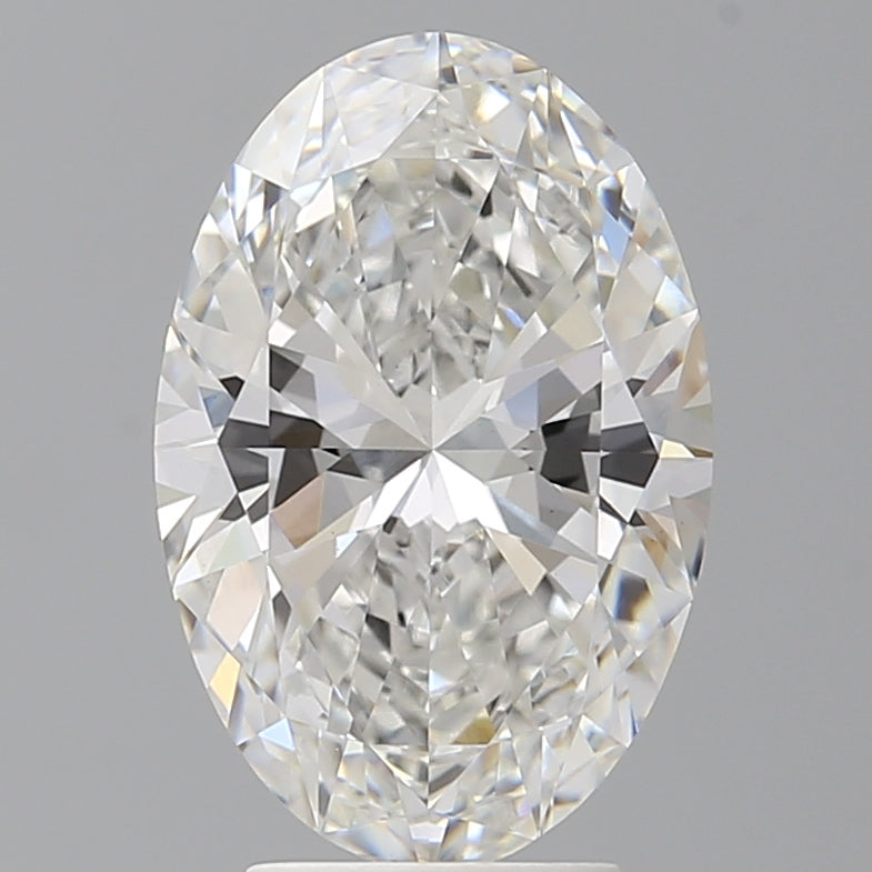 4.01 Carat Oval Shaped, Ideal Cut, E Color, VVS2 Clarity, IGI Certified Lab Grown Diamond