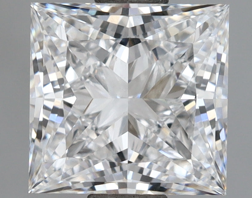 1.81 Carat Princess Shaped, Excellent Cut, D Color, VVS1 Clarity, IGI Certified Lab Grown Diamond