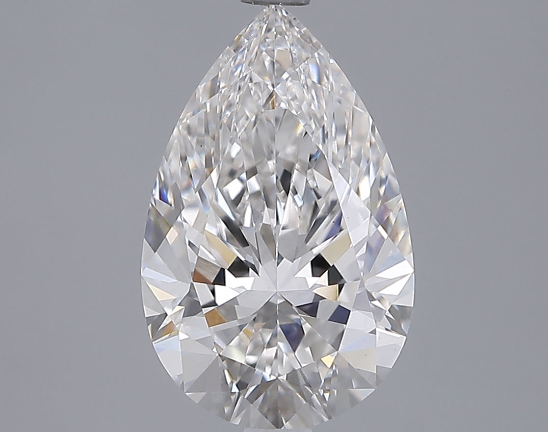 2.93 Carat Pear Shaped, Ideal Cut, E Color, VS1 Clarity, IGI Certified Lab Grown Diamond