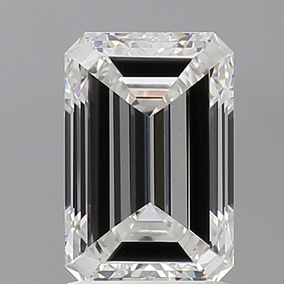 2.03 Carat Emerald Shaped, Excellent Cut, E Color, VVS2 Clarity, IGI Certified Lab Grown Diamond