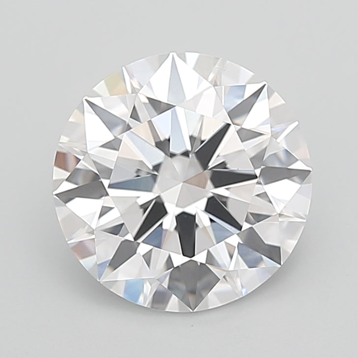 4.02 Carat Round Shaped, Ideal Cut, E Color, VVS2 Clarity, IGI Certified Lab Grown Diamond