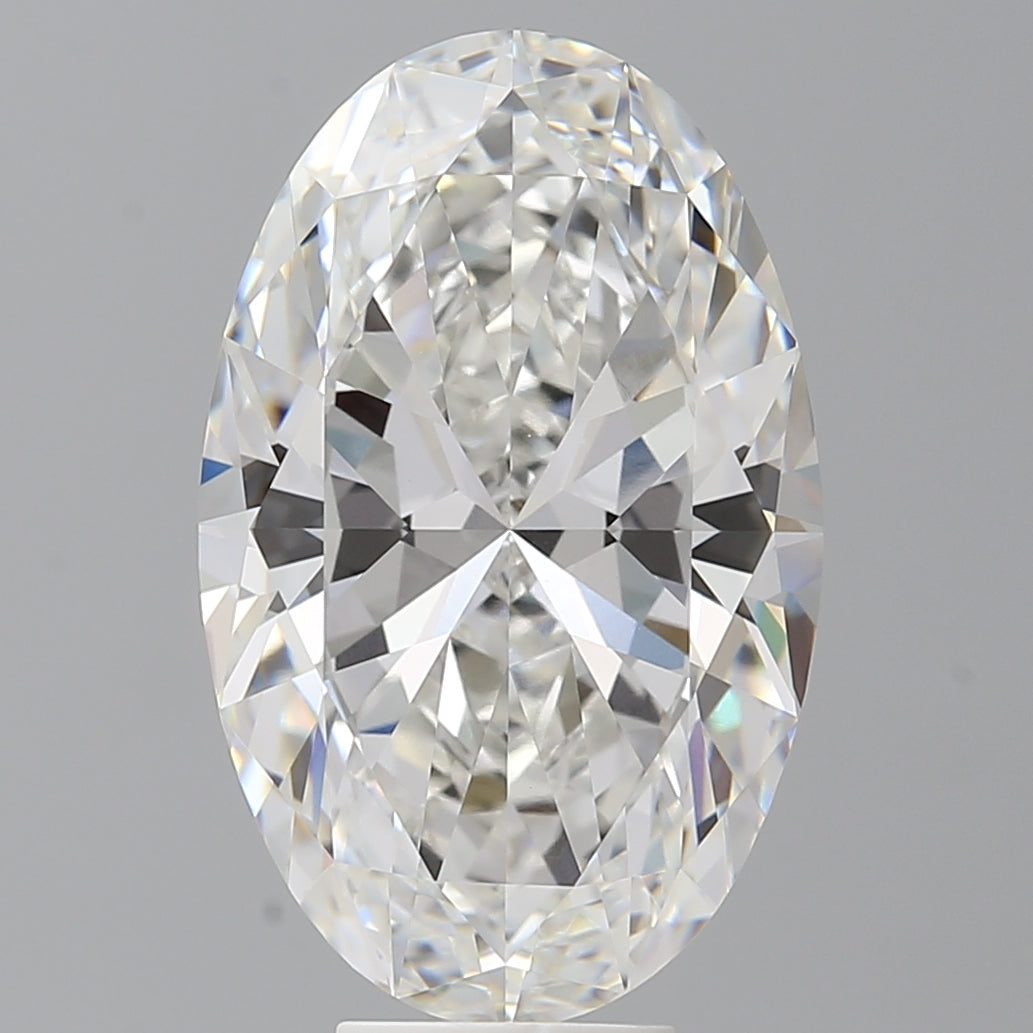 8.09 Carat Oval Shaped, Ideal Cut, F Color, VVS2 Clarity, IGI Certified Lab Grown Diamond