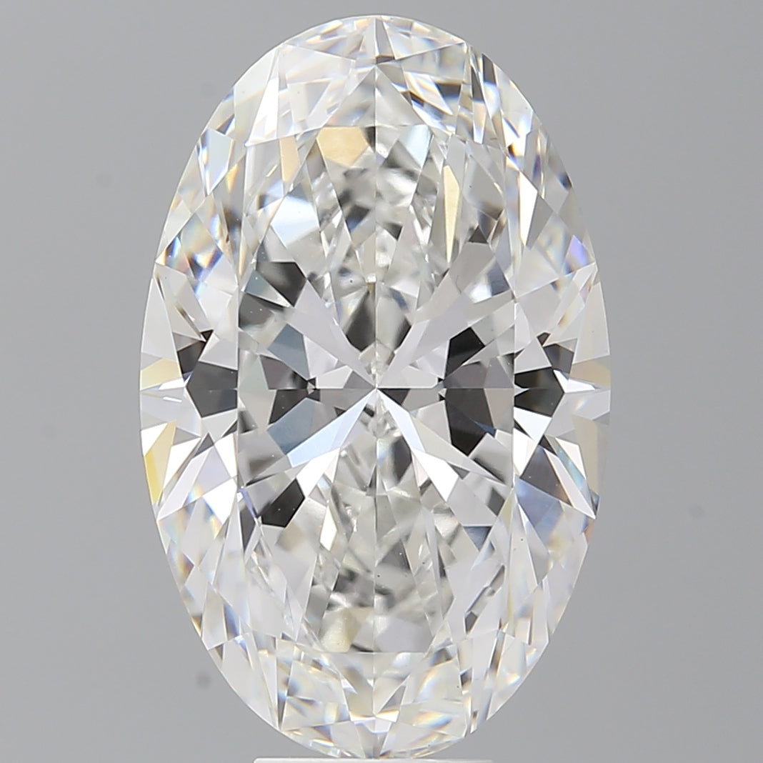 9.60 Carat Oval Shaped, Ideal Cut, E Color, VVS2 Clarity, IGI Certified Lab Grown Diamond