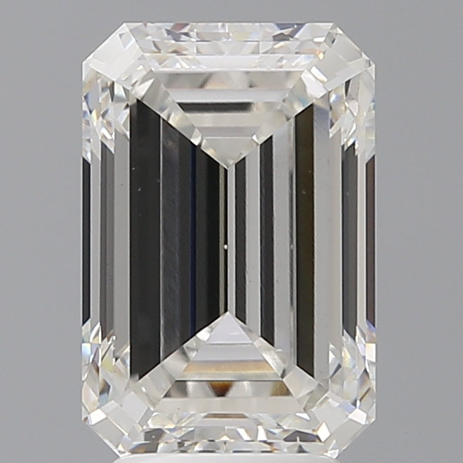 4.07 Carat Emerald Shaped, Ideal Cut, G Color, VS1 Clarity, IGI Certified Lab Grown Diamond