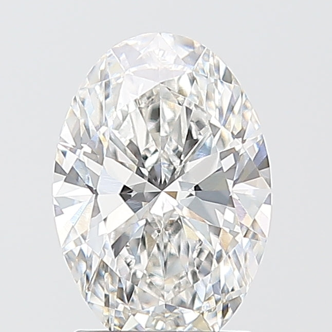 1.59 Carat Oval Shaped, Ideal Cut, E Color, VVS2 Clarity, IGI Certified Lab Grown Diamond