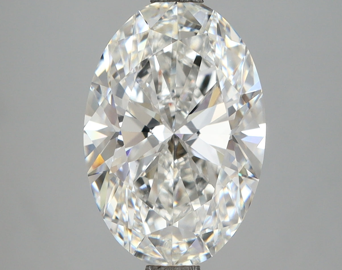 4.00 Carat Oval Shaped, Ideal Cut, F Color, VVS2 Clarity, IGI Certified Lab Grown Diamond