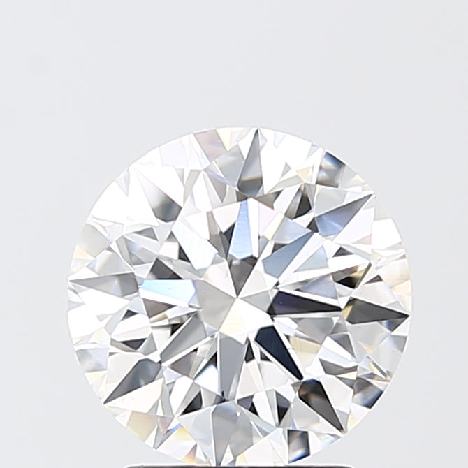 2.54 Carat Round Shaped, Ideal Cut, D Color, VS2 Clarity, IGI Certified Lab Grown Diamond