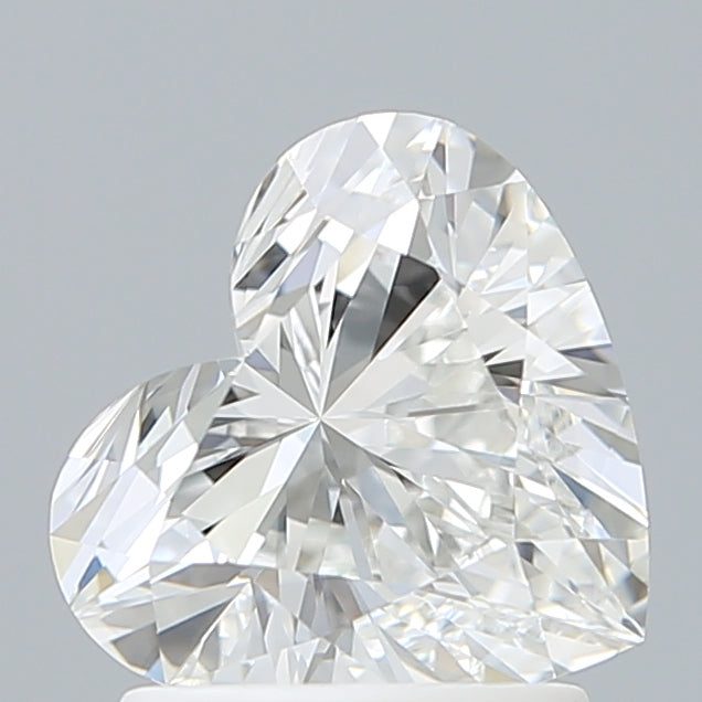 1.53 Carat Heart Shaped, Ideal Cut, E Color, VVS1 Clarity, IGI Certified Lab Grown Diamond