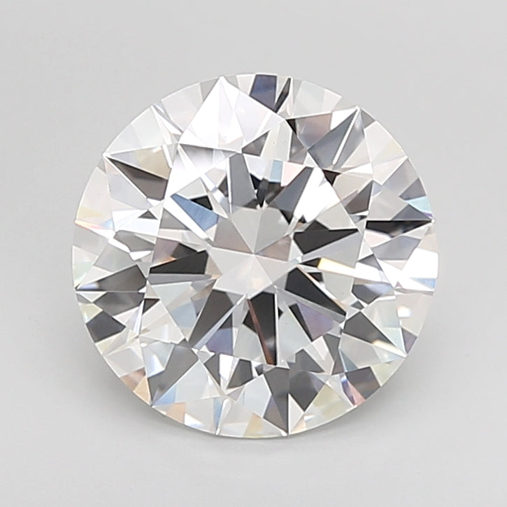 5.00 Carat Round Shaped, Excellent Cut, F Color, VVS2 Clarity, IGI Certified Lab Grown Diamond