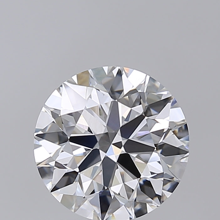 2.02 Carat Round Shaped, Excellent Cut, E Color, VVS2 Clarity, IGI Certified Lab Grown Diamond