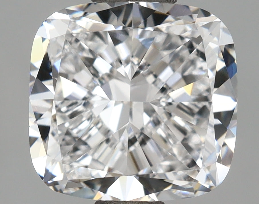 1.97 Carat Cushion Shaped, Very Good Cut, D Color, VVS1 Clarity, IGI Certified Lab Grown Diamond