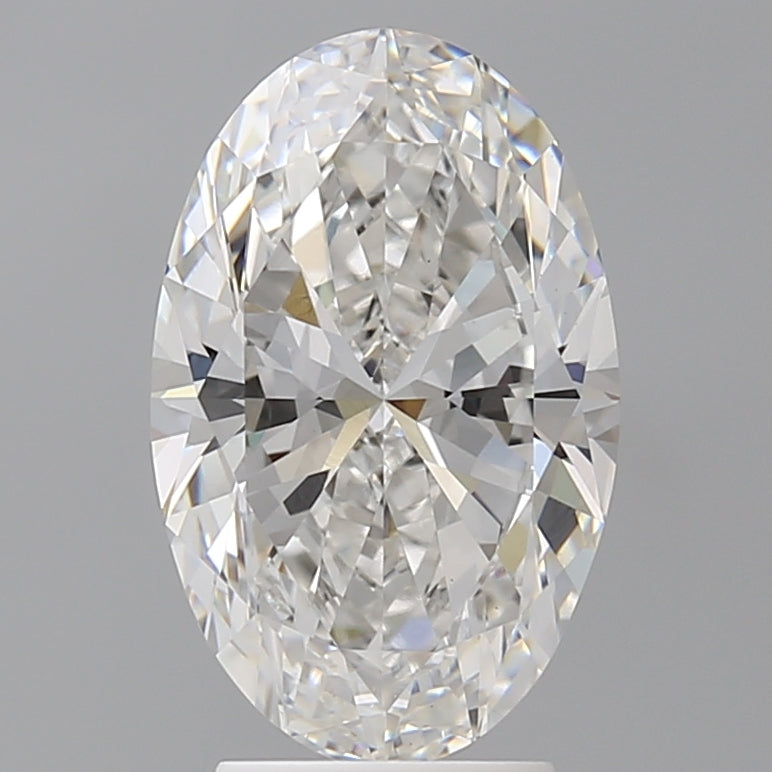 3.58 Carat Oval Shaped, Ideal Cut, E Color, VVS2 Clarity, IGI Certified Lab Grown Diamond