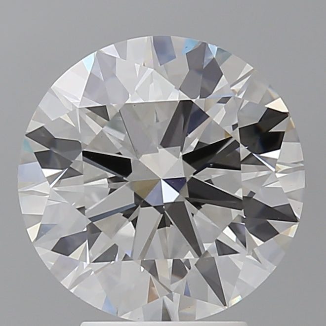 4.03 Carat Round Shaped, Ideal Cut, F Color, VS1 Clarity, IGI Certified Lab Grown Diamond