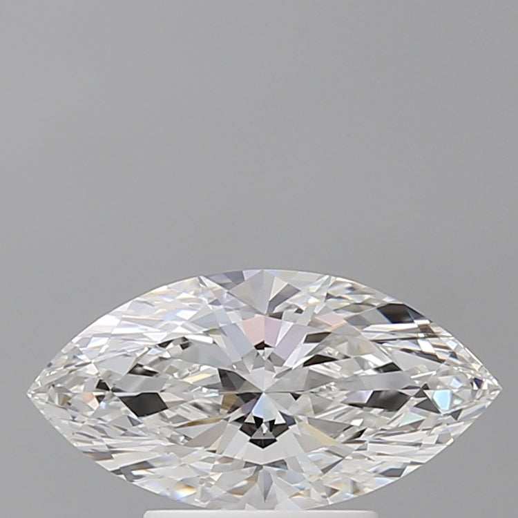 1.59 Carat Marquise Shaped, Ideal Cut, E Color, VVS2 Clarity, IGI Certified Lab Grown Diamond