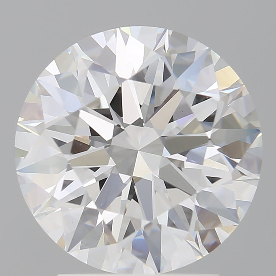 3.02 Carat Round Shaped, Ideal Cut, E Color, VVS2 Clarity, IGI Certified Lab Grown Diamond