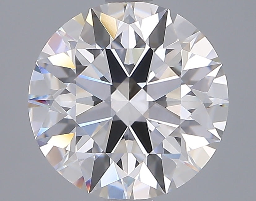 3.04 Carat Round Shaped, Ideal Cut, E Color, VVS2 Clarity, IGI Certified Lab Grown Diamond