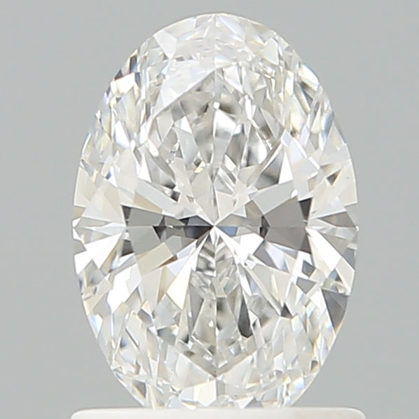 1.07 Carat Oval Shaped, Excellent Cut, D Color, VVS2 Clarity, IGI Certified Lab Grown Diamond