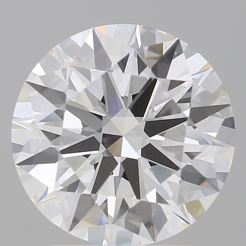 3.10 Carat Round Shaped, Ideal Cut, E Color, VS1 Clarity, IGI Certified Lab Grown Diamond