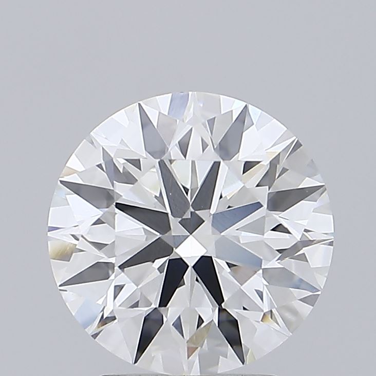 3.11 Carat Round Shaped, Ideal Cut, F Color, VVS2 Clarity, IGI Certified Lab Grown Diamond