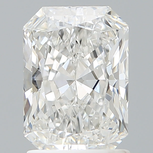 1.60 Carat Radiant Shaped, Ideal Cut, E Color, VVS2 Clarity, IGI Certified Lab Grown Diamond