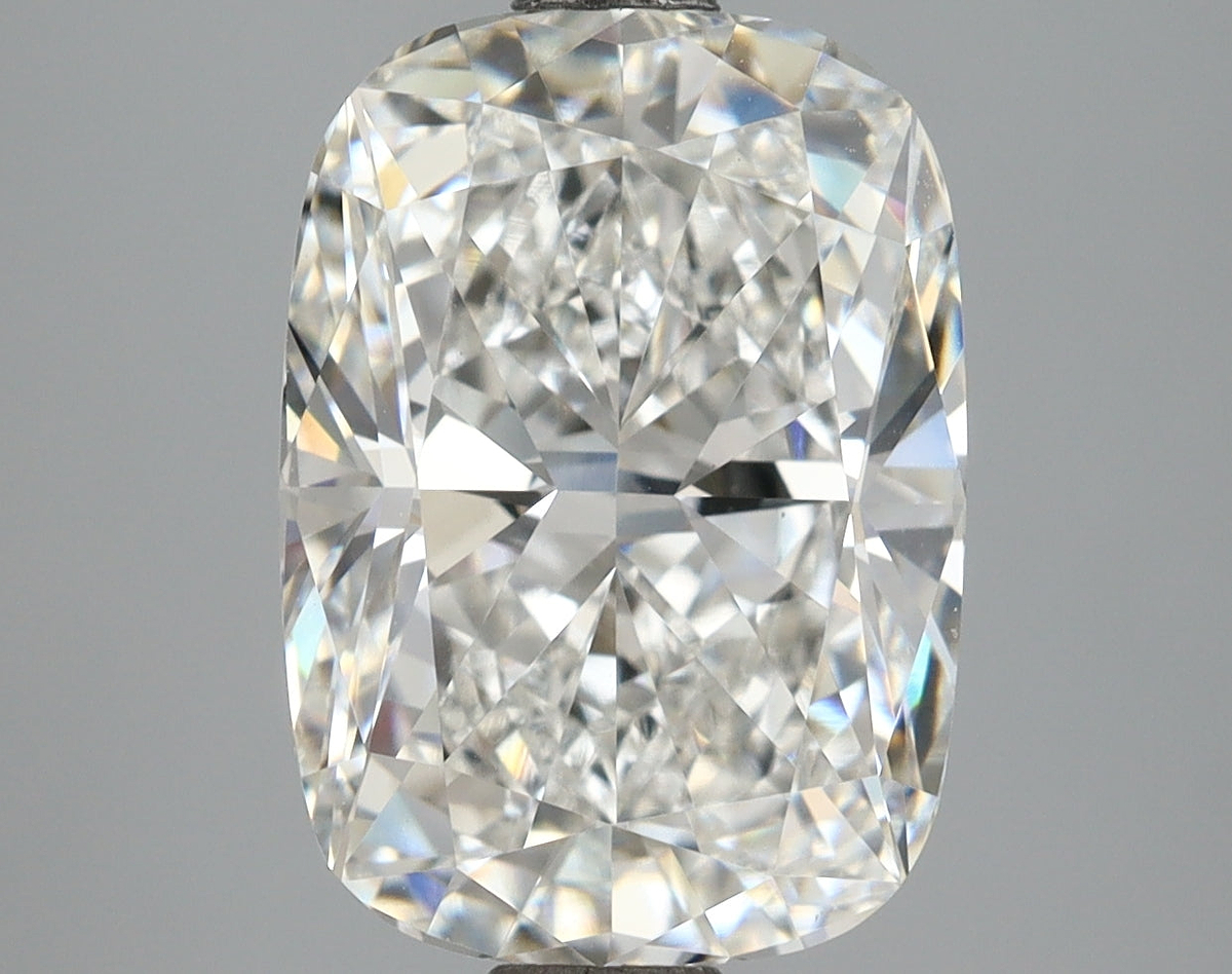 4.02 Carat Cushion Shaped, Ideal Cut, F Color, VVS2 Clarity, IGI Certified Lab Grown Diamond