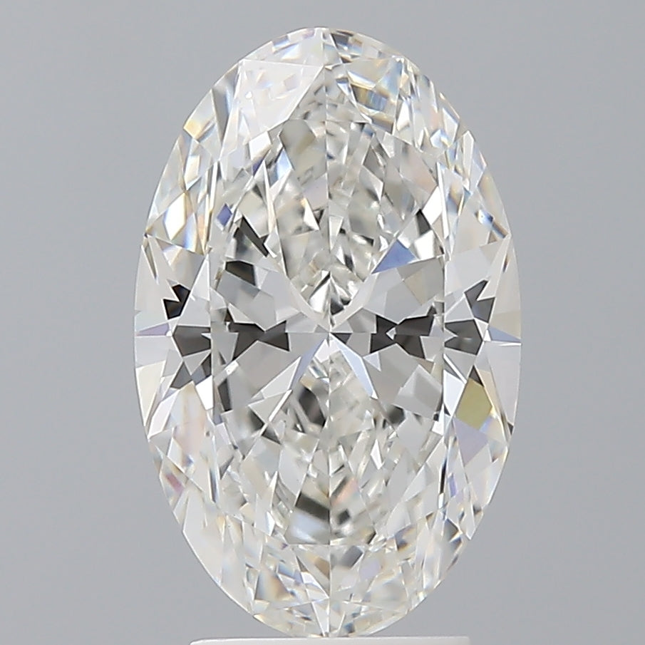 3.55 Carat Oval Shaped, Ideal Cut, F Color, VVS2 Clarity, IGI Certified Lab Grown Diamond
