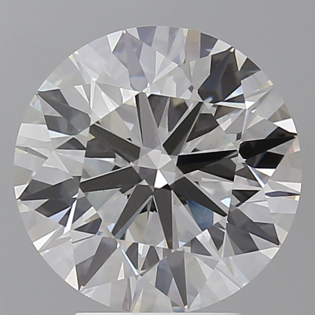4.02 Carat Round Shaped, Ideal Cut, F Color, VVS2 Clarity, IGI Certified Lab Grown Diamond