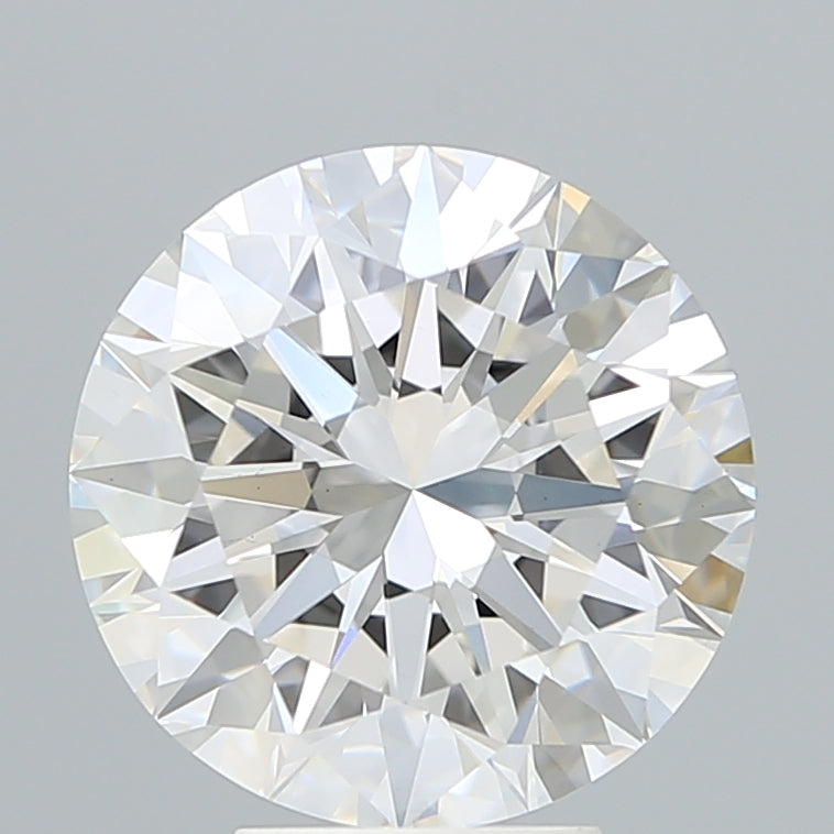 5.25 Carat Round Shaped, Excellent Cut, F Color, VS1 Clarity, IGI Certified Lab Grown Diamond